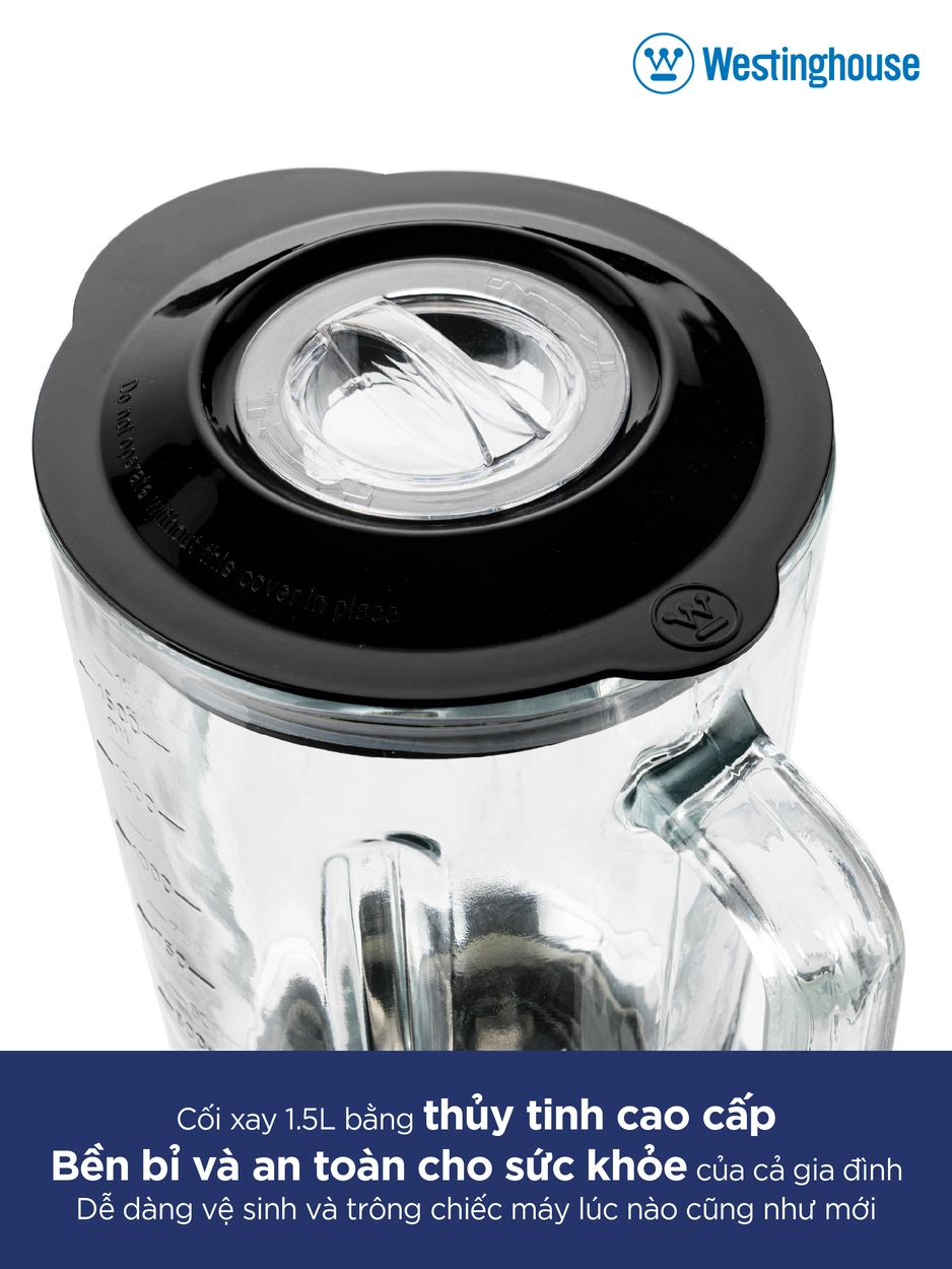 Máy Xay Sinh Tố Retro Để bàn Westinghouse 1.5L 600W WKBE221 Hàng Chính Hãng, Bảo Hành 12 Tháng